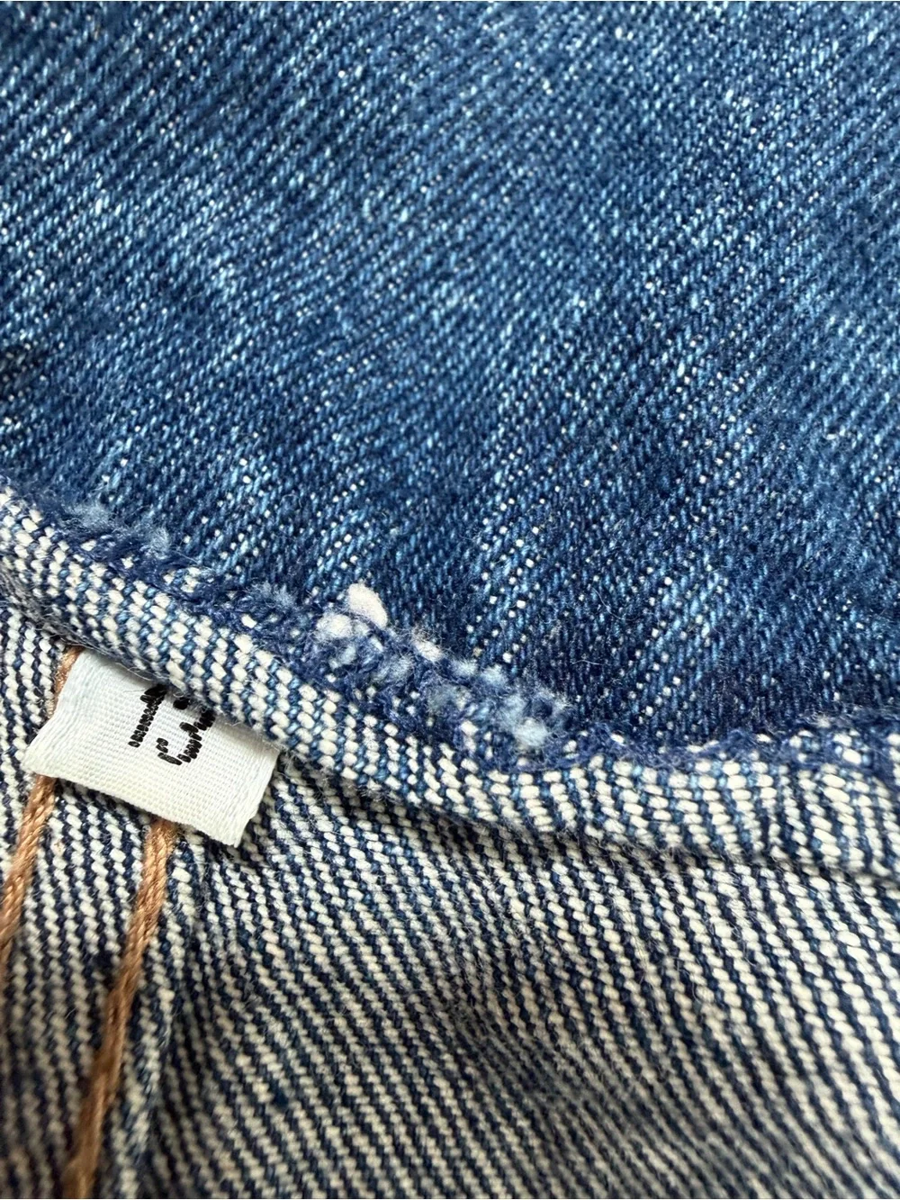 Vintage‎ Paperbag Waist High Rise Mom Jeans Womens Size 13 Blue Denim Tapered